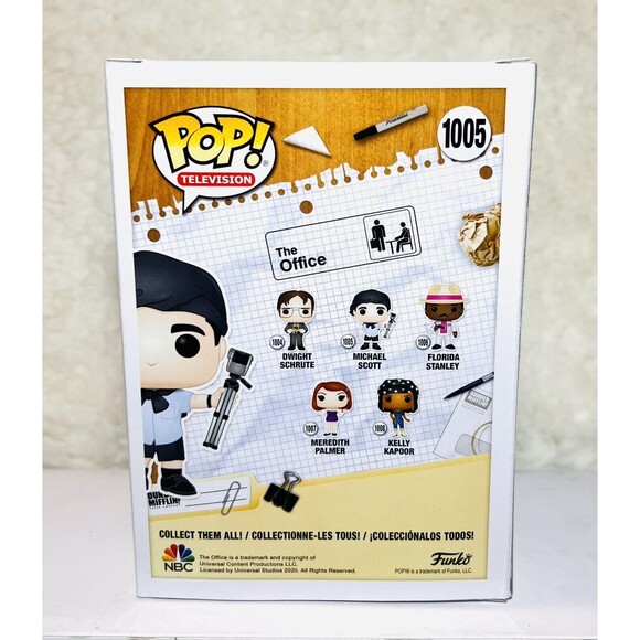 Funko Pop The Office Michael Scott Survivor with Camera #1005 w/Protector - Picture 3 of 6